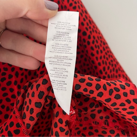 NWT Nasty Gal Ride The Wild Wind Cheetah Top Size 6 - Picture 9 of 10